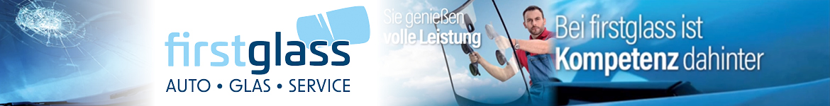 Banner für Firstglas-Werbung